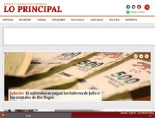 Tablet Screenshot of loprincipal.com.ar